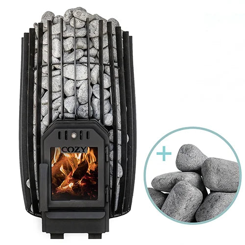 Cozy Heat SW Through-Wall Sauna Stove Package
