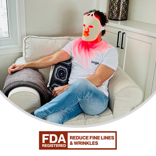 Fringe Red Light Therapy Wireless Face Mask