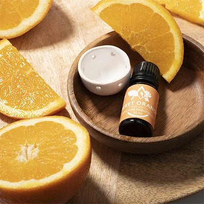 Saunum Aroma Oil Set Sweet Orange with Ceramic Reservoir