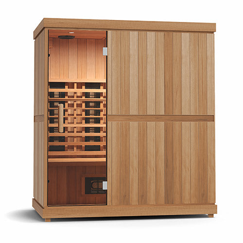 Finnmark FD-3 Full-Spectrum Infrared Sauna | 4-Person Home Sauna with Cedar Interior
