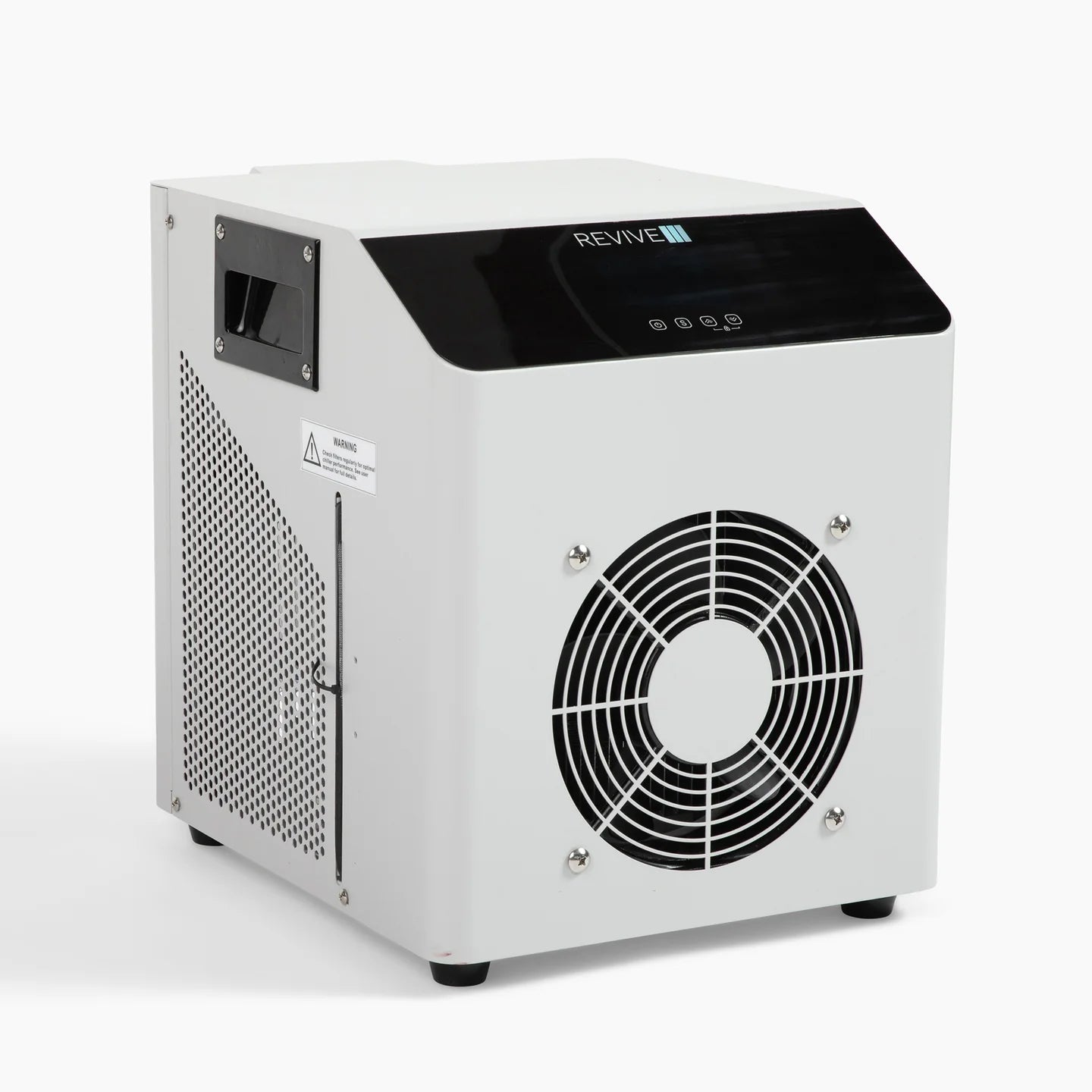 White and black chiller with 'REVIVE' branding on a white background