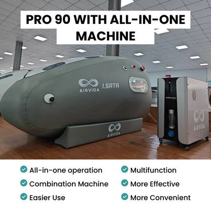 AIRVIDA PRO 90 with all-in-one machine in a showroom setting