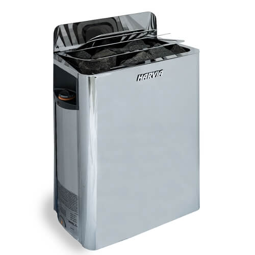 Harvia stove on a white background