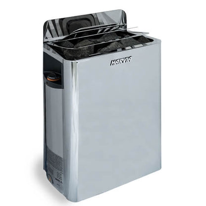 Harvia stove on a white background