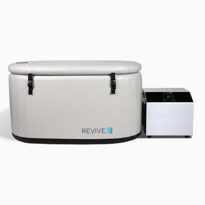 White Cold tub with 'REVIVE' branding on a white background