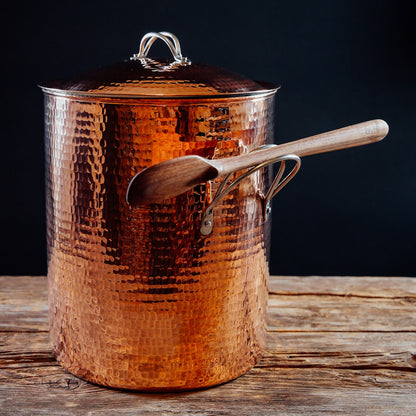 Sertodo Copper Hammered Stock Pot
