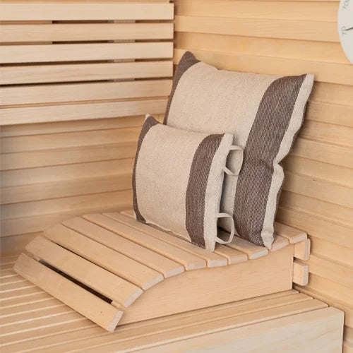 PROSAUNAS Contoured Headrest Curved Wooden