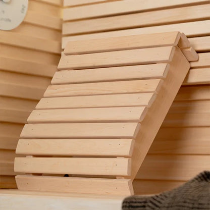 PROSAUNAS Contoured Headrest Curved Wooden