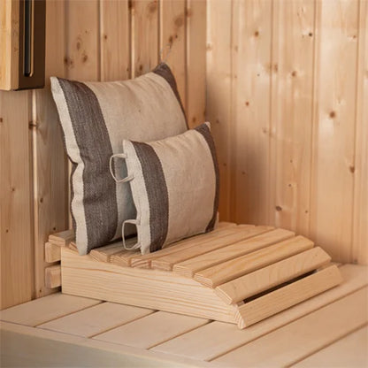 PROSAUNAS Contoured Headrest Curved Wooden