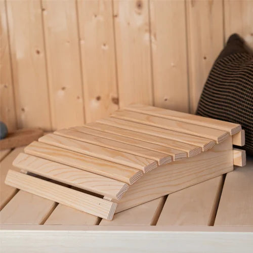 PROSAUNAS Contoured Headrest Curved Wooden