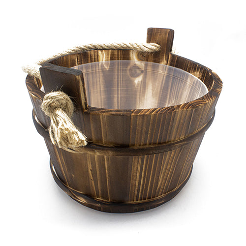 PROSAUNAS Spruce Sauna Bucket and Ladle
