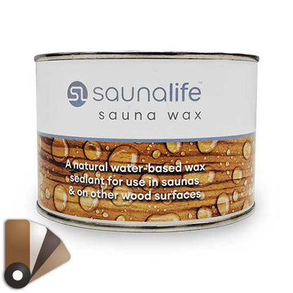 SaunaLife Sauna Wax Water-Repellant Coating
