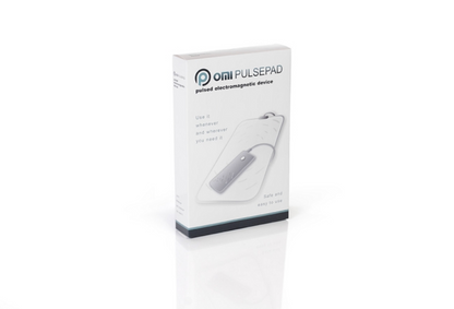 Omi Pulsepad packaging on a white background