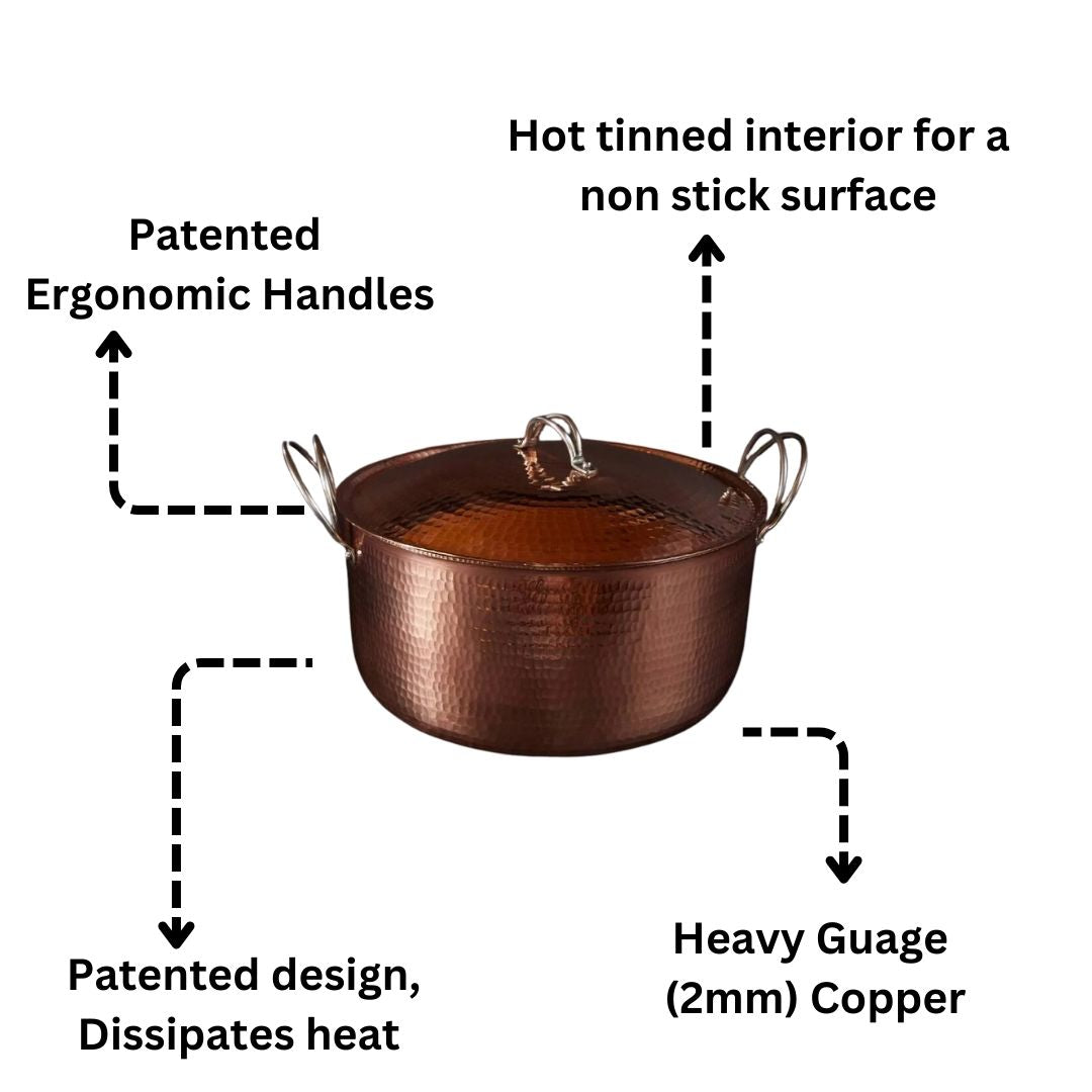 Sertodo Copper Dutch Oven