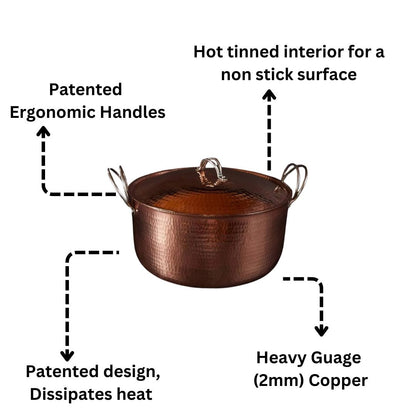 Sertodo Copper Dutch Oven