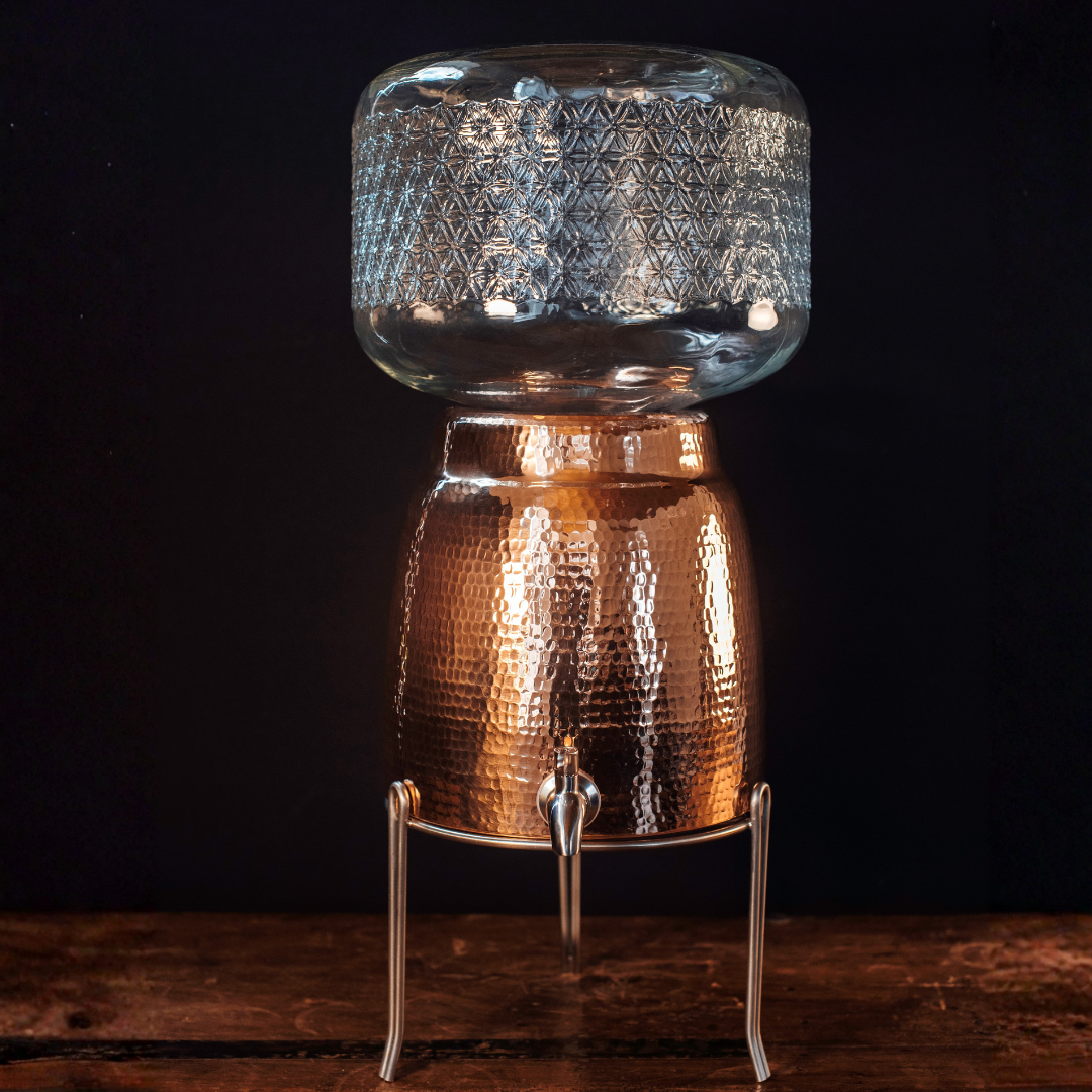 Sertodo Copper Niagara Water Dispenser with Lid