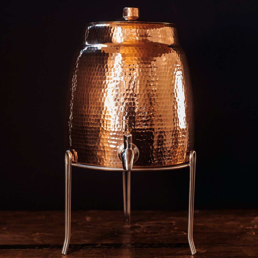 Sertodo Copper Niagara Water Dispenser with Lid