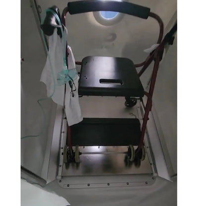 wheel chair in a Hyperbaric chamber