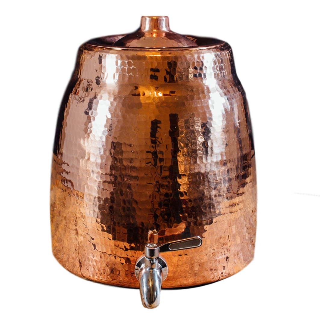Sertodo Copper Niagara Water Dispenser with Lid