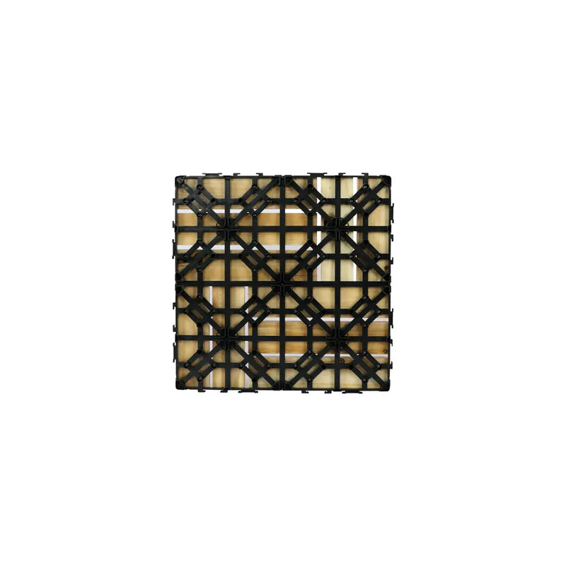 Decorative wall light fixture with geometric pattern on a white background