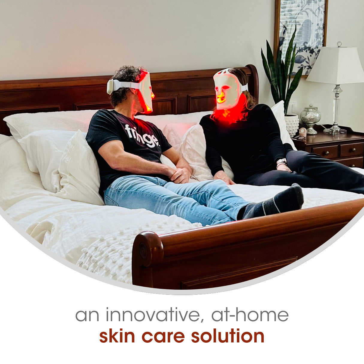 Fringe Red Light Therapy Wireless Face Mask