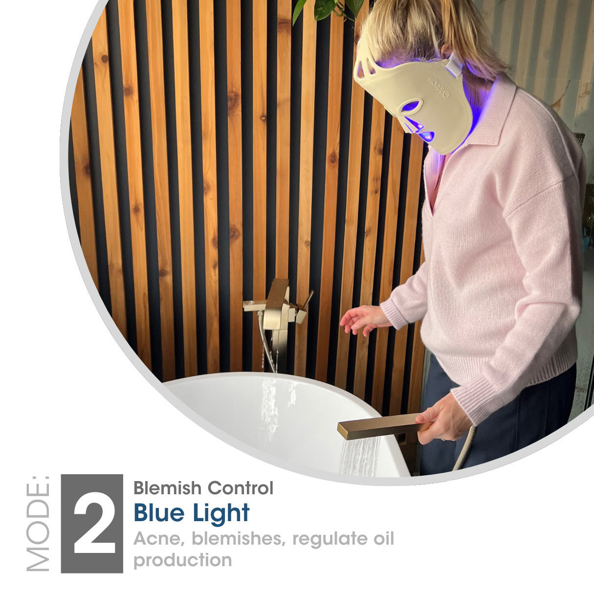 Fringe Red Light Therapy Wireless Face Mask