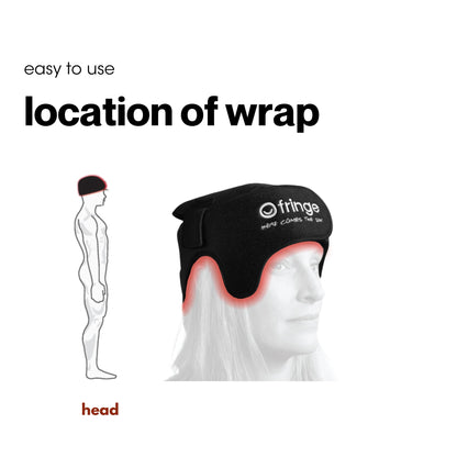 Fringe Red Light Therapy Head Wrap