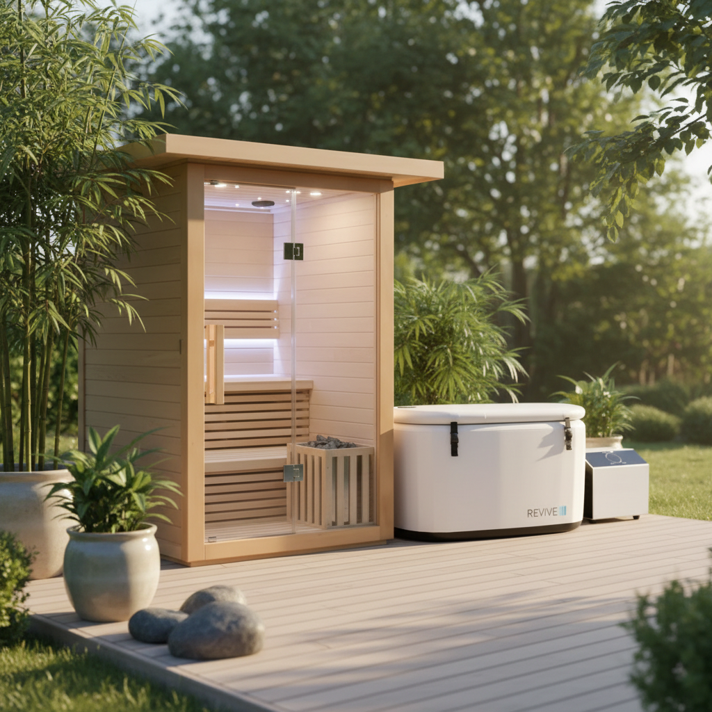 Revive plunge - 2 Person Traditional Sauna & Inflatable Plunge