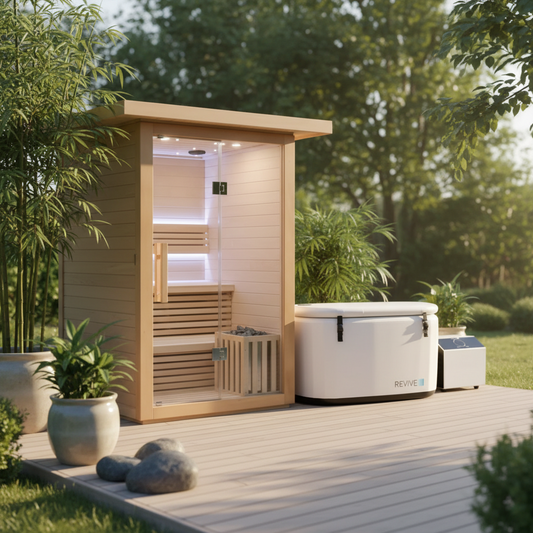 Revive plunge - 2 Person Traditional Sauna & Inflatable Plunge