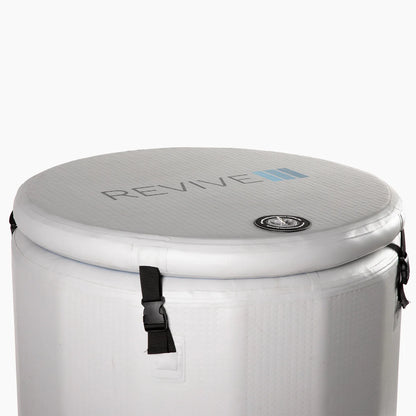 Cold tub  with 'REVIVE' branding on a white background