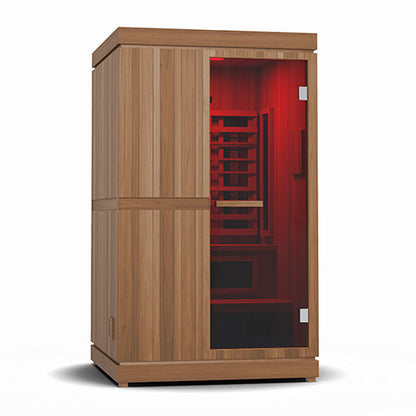Finnmark FD-4 Trinity 2-Person Infrared & Steam Sauna Combo | Cedar Home Sauna