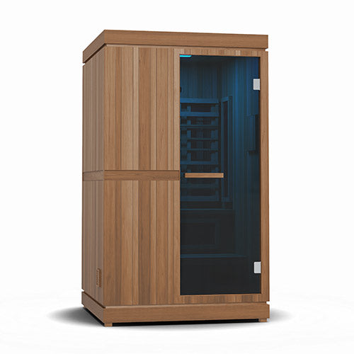 Finnmark FD-4 Trinity 2-Person Infrared & Steam Sauna Combo | Cedar Home Sauna
