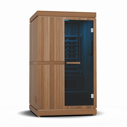 Finnmark FD-4 Trinity 2-Person Infrared & Steam Sauna Combo | Cedar Home Sauna